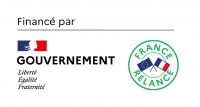 Cette synthèse du rapport de l'INSEE sur les démarches administratives en ligne a été financé dans le cadre du plan France Relance. Photo : Logo France Relance.