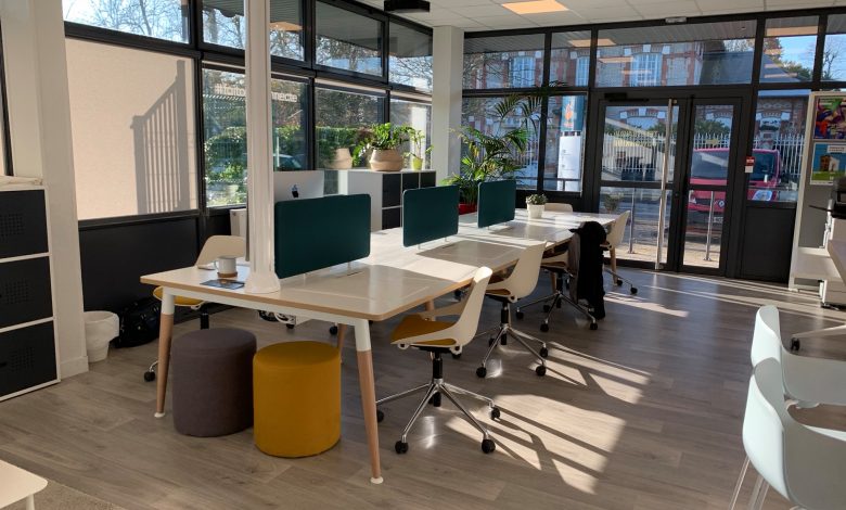 Numérique et ruralités : espace de coworking au Faitout Connecté, dans la communauté de communes de Champagne Picard