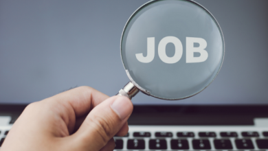 Recherche d'emploi sur ordinateur
